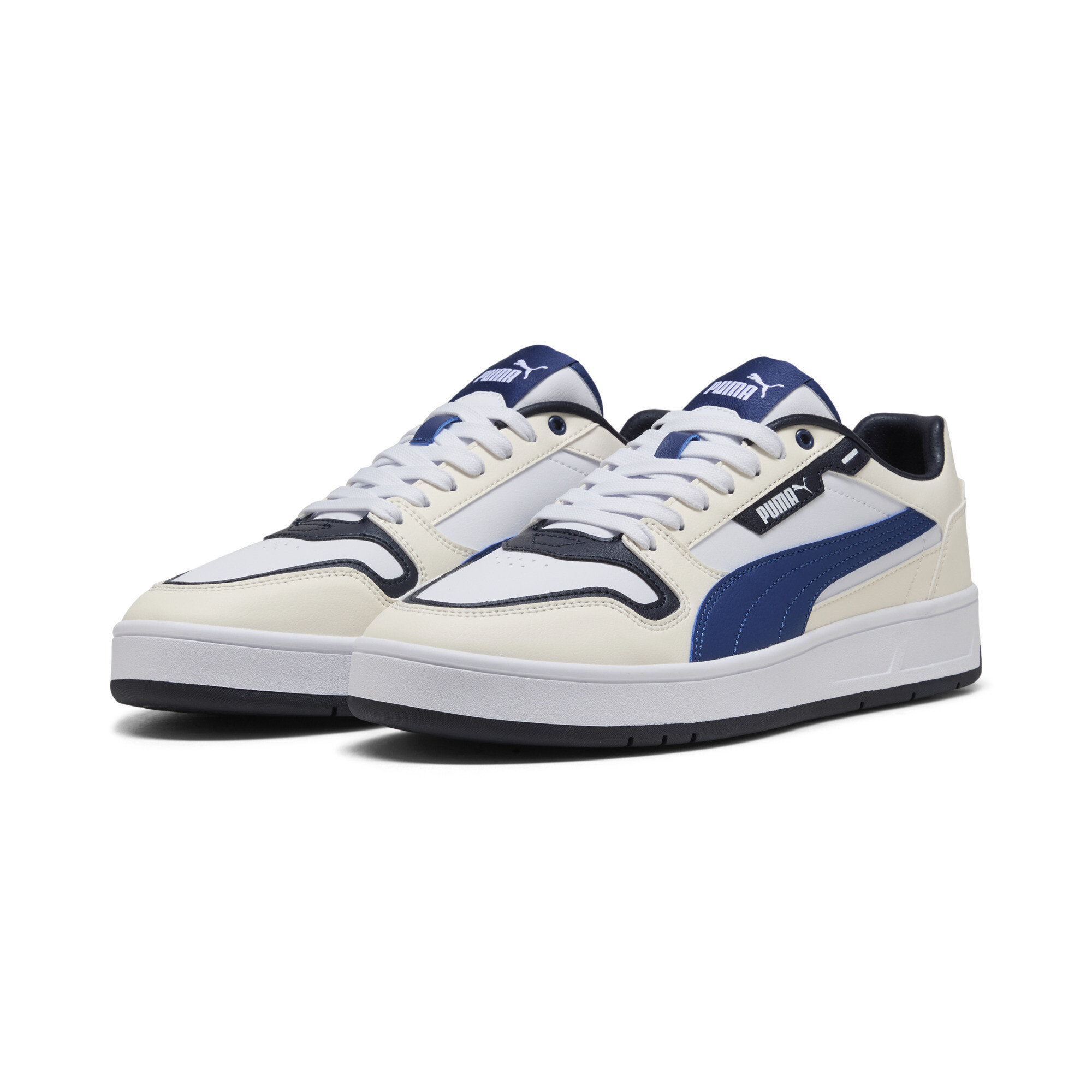 PUMA Court Classic Street sneakers unisex, Blauw/Wit, Maat 43 thumbnail 6