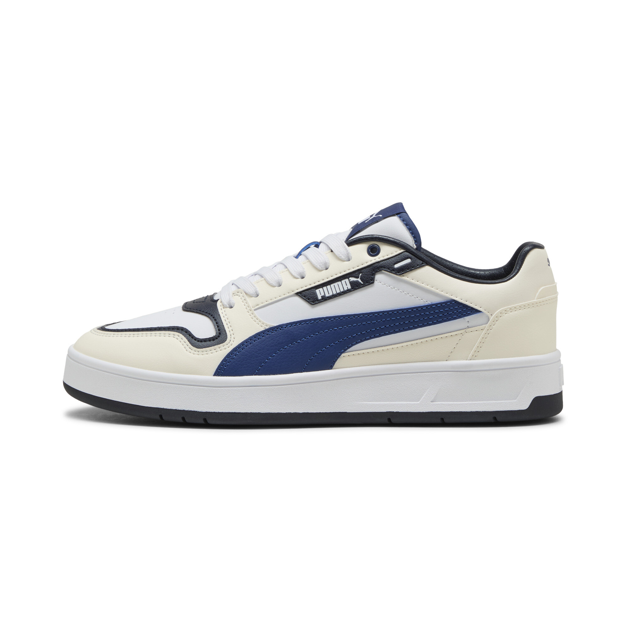 PUMA Court Classic Street sneakers unisex, Blauw/Wit, Maat 43