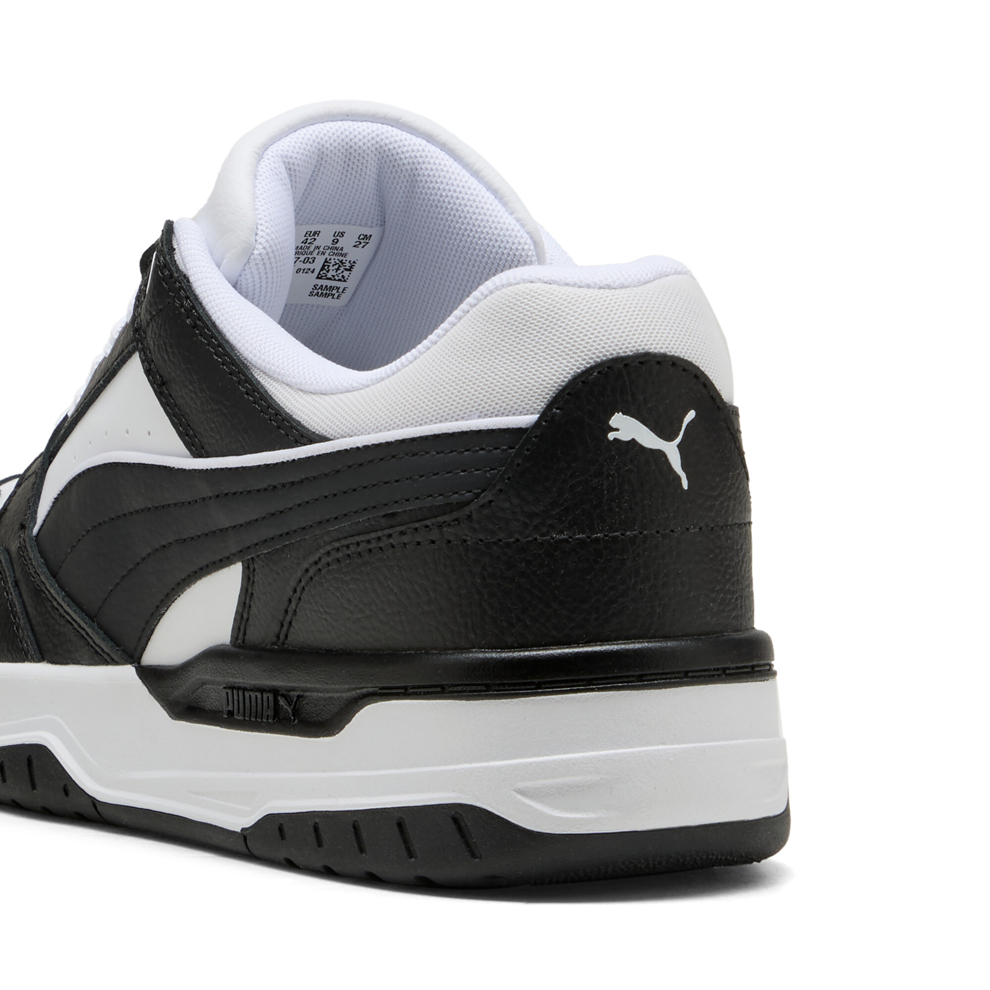 PUMA Rebound Retro sneakers unisex, Zwart/Wit, Maat 37,5 thumbnail 5