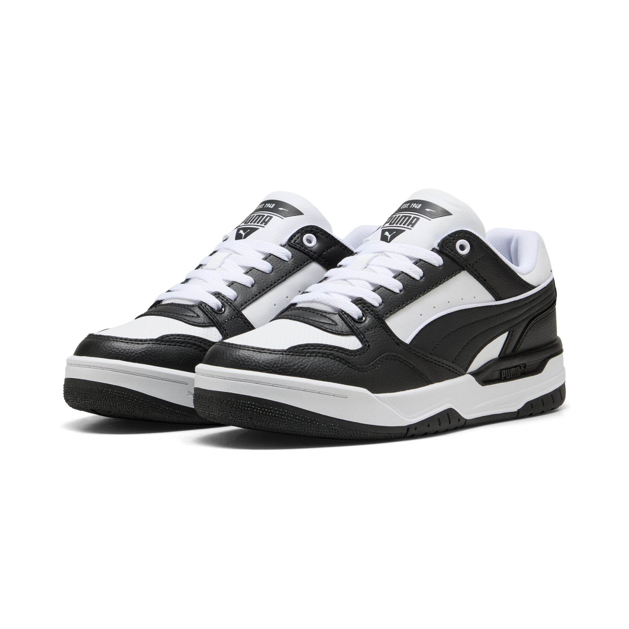 PUMA Rebound Retro sneakers unisex, Zwart/Wit, Maat 37,5 thumbnail 6