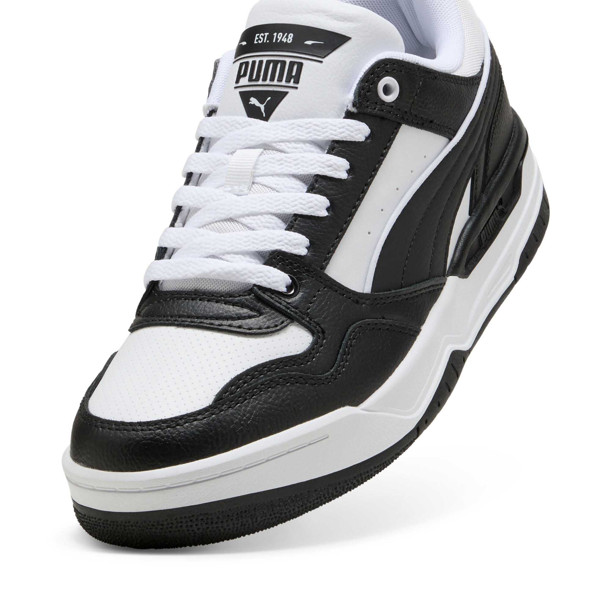 Rebound Retro sneakers unisex, Zwart/Wit, Maat 48 | PUMA