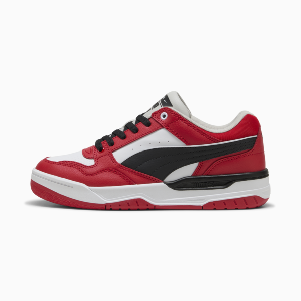 Rebound Retro Sneakers Unisex, PUMA Black-For All Time Red, large-MEX