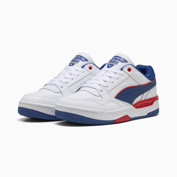 Rebound Retro Sneakers Unisex, For All Time Red-Clyde Royal-PUMA White, large-MEX