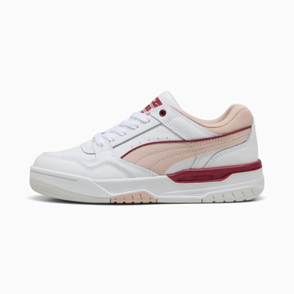 Rebound Retro Sneakers Unisex, PUMA White-Rose Quartz-Feather Gray, large-MEX
