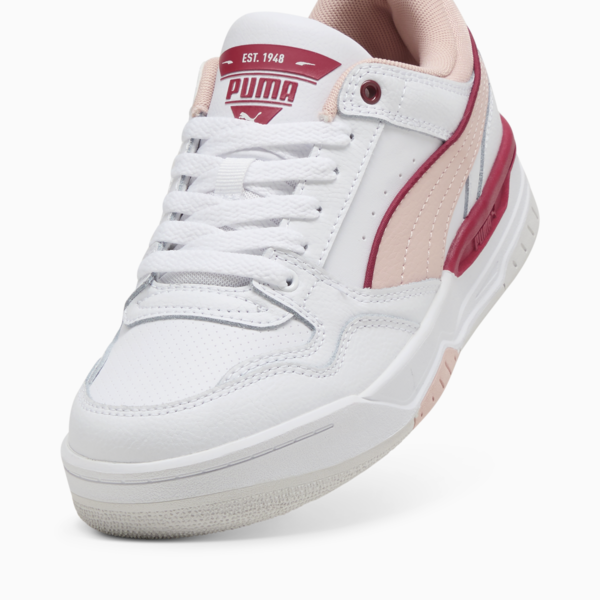 Rebound Retro Sneakers Unisex, PUMA White-Rose Quartz-Feather Gray, large-MEX