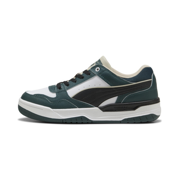 Zapatillas PUMA Rebound Retro En Blanco/Negro/Verde Terrain