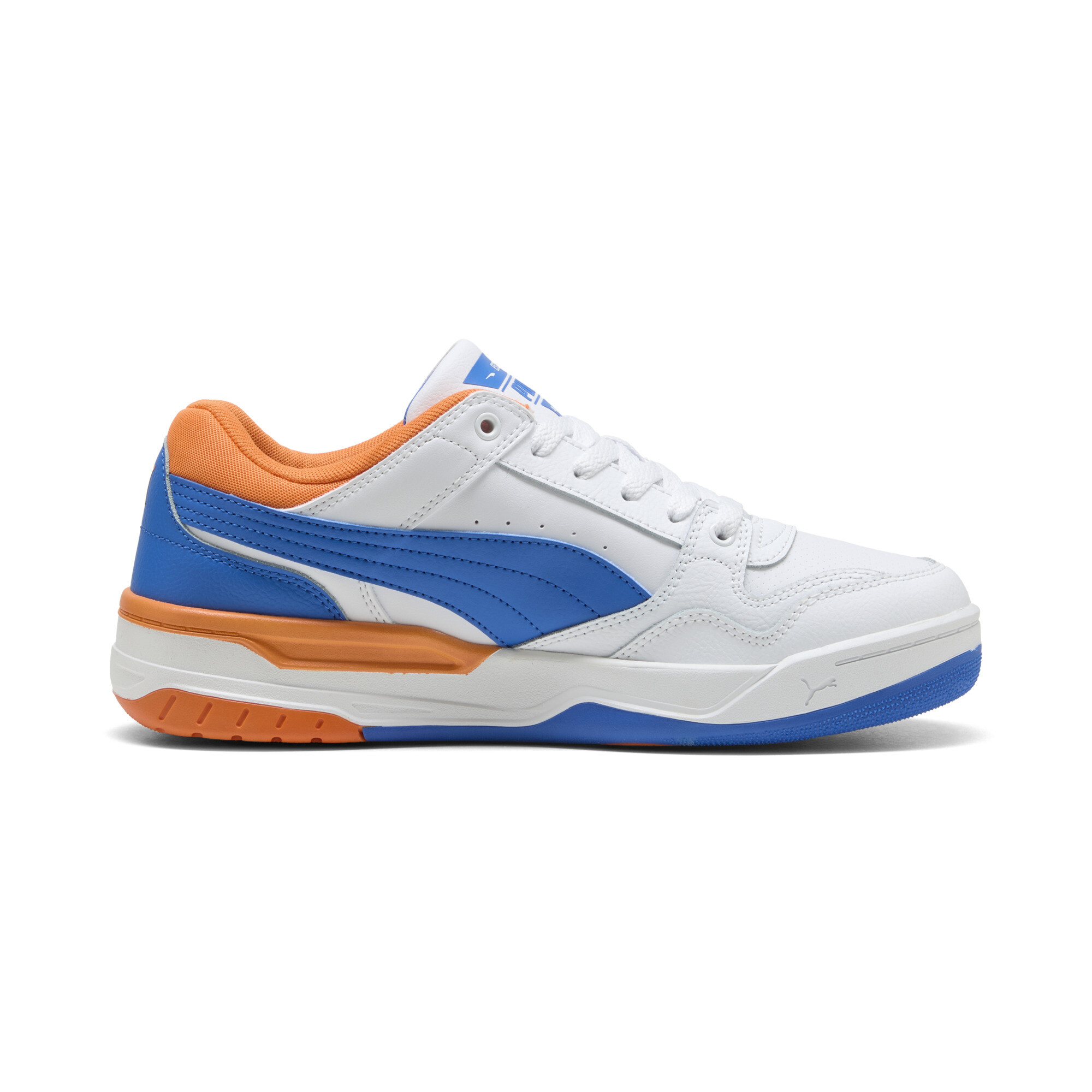 PUMA Rebound Retro sneakers unisex, Blauw/Wit/Oranje, Maat 45 thumbnail 3