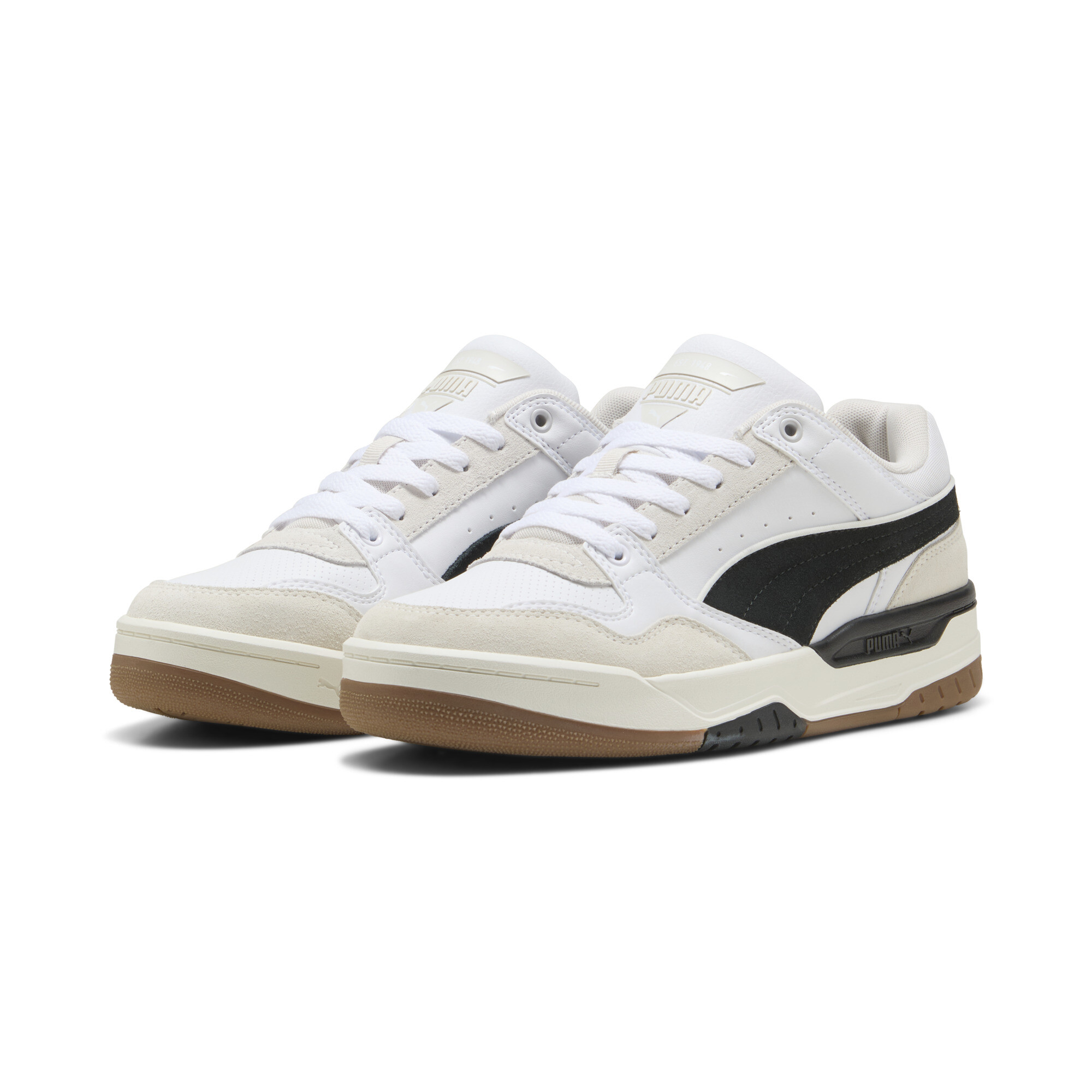 PUMA Rebound Retro sneakers unisex, Zwart/Grijs/Wit, Maat 40 thumbnail 6