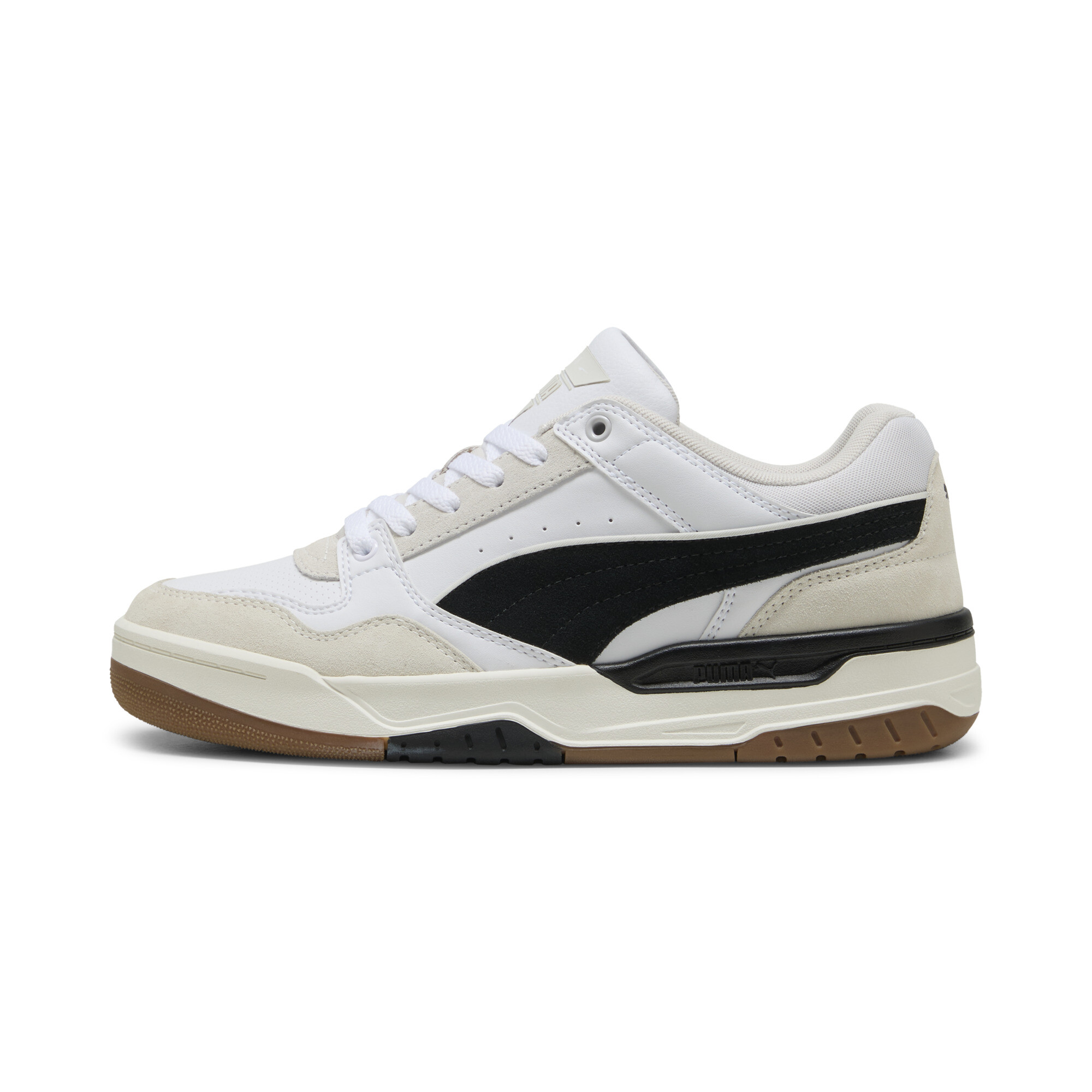 Puma Rebound Retro Sneakers Unisex Schuhe | White/Black/Feather Gray | Größe: 39