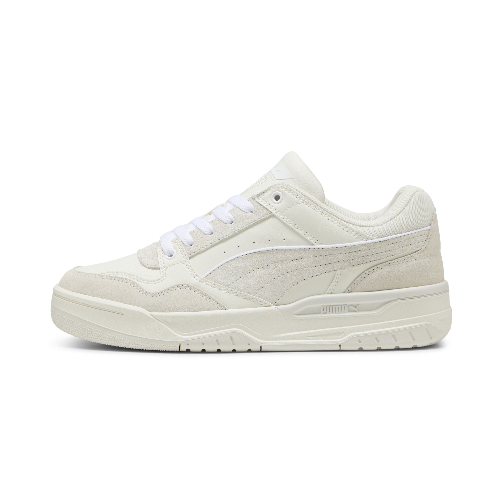 Puma Rebound Retro Sneakers Unisex Schuhe | Mit Colorful | Warm White/Vapor Gray/White | Größe: 44.5