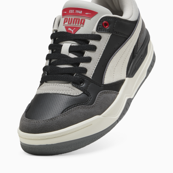 Zapatillas Rebound Retro Gamuza, PUMA Black-Cool Dark Gray-For All Time Red, large-ARG