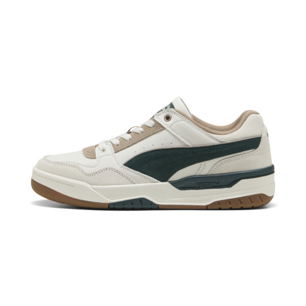 Zapatillas PUMA Rebound Retro Gamuza En Warm Blanco/Verde Terrain/Gum