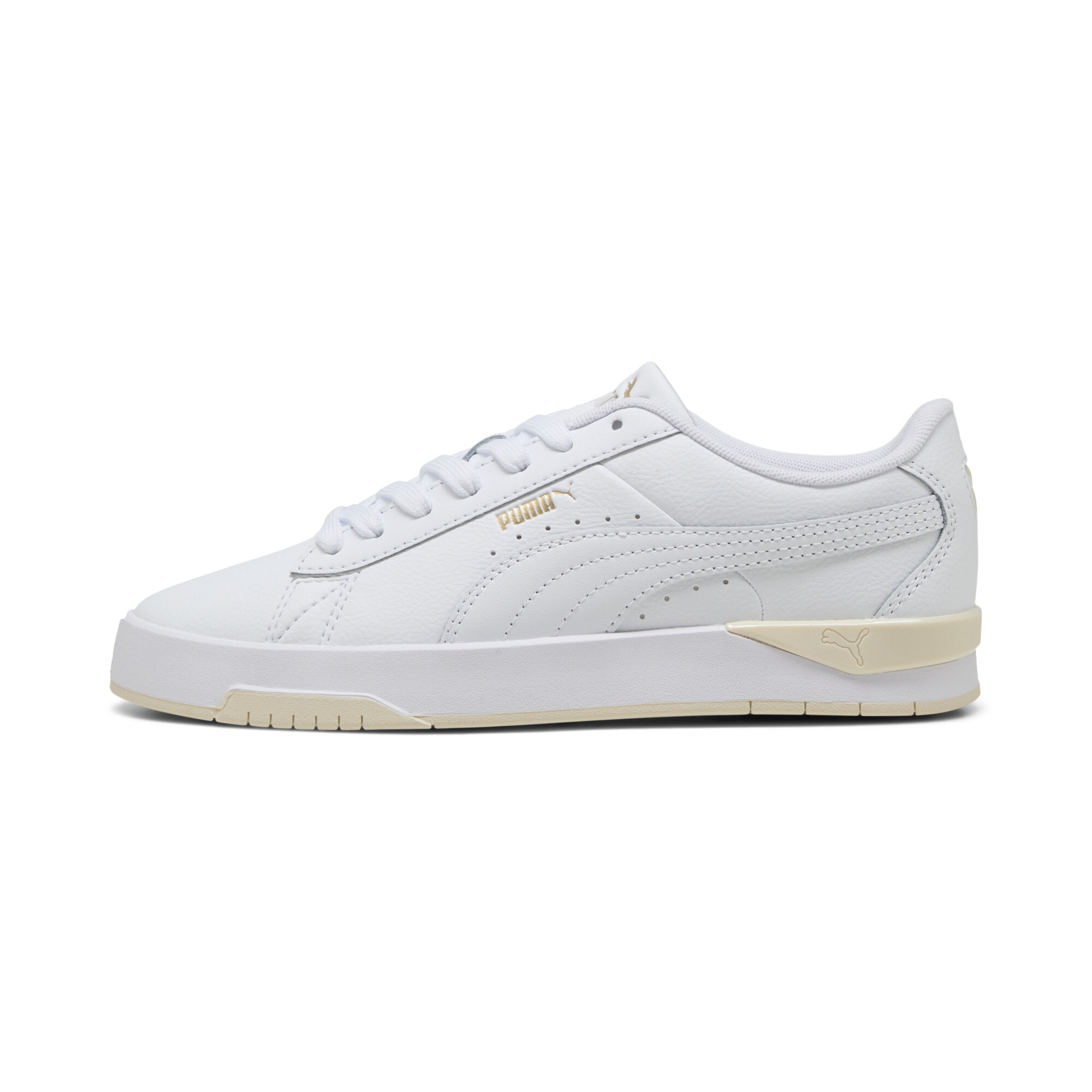 Puma Jada Classic Sneakers Damen Schuhe | White/Gold/Alpine Snow | Größe: 40.5