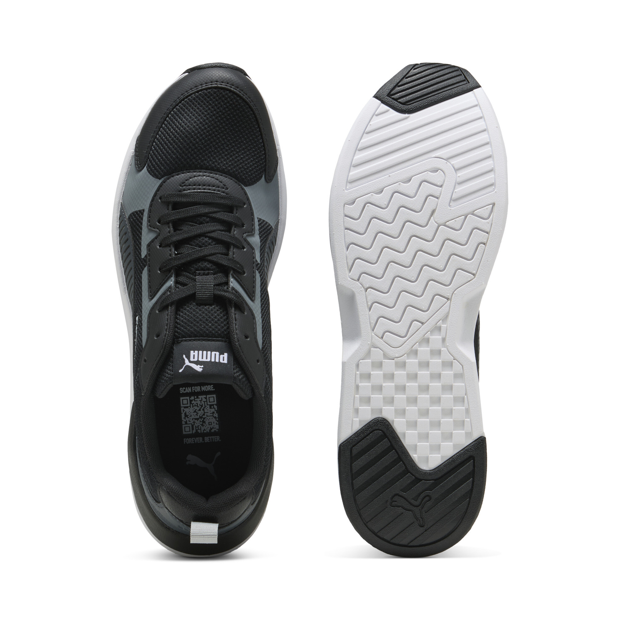 PUMA X-Ray 3 sneakers uniseks, Zwart/Grijs, Maat 43 thumbnail 4