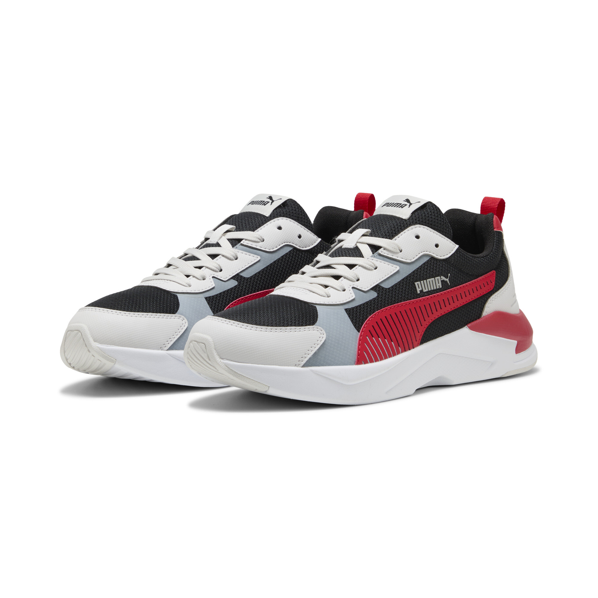 PUMA X-Ray 3 sneakers uniseks, Zwart/Grijs/Rood, Maat 37 thumbnail 6