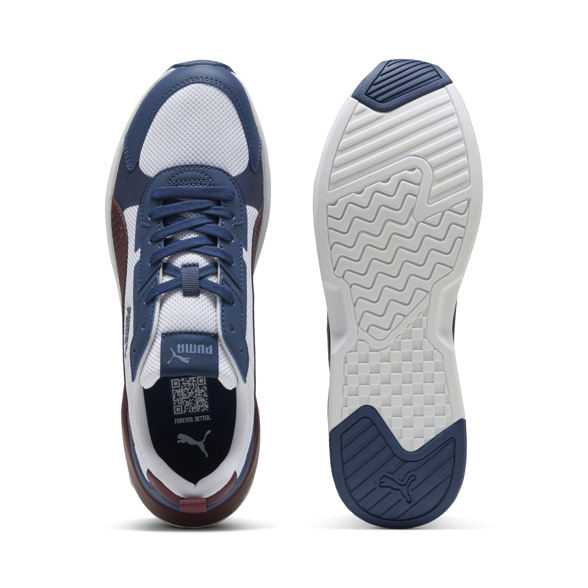 PUMA X-Ray 3 sneakers uniseks, Blauw/Wit, Maat 47 thumbnail 4