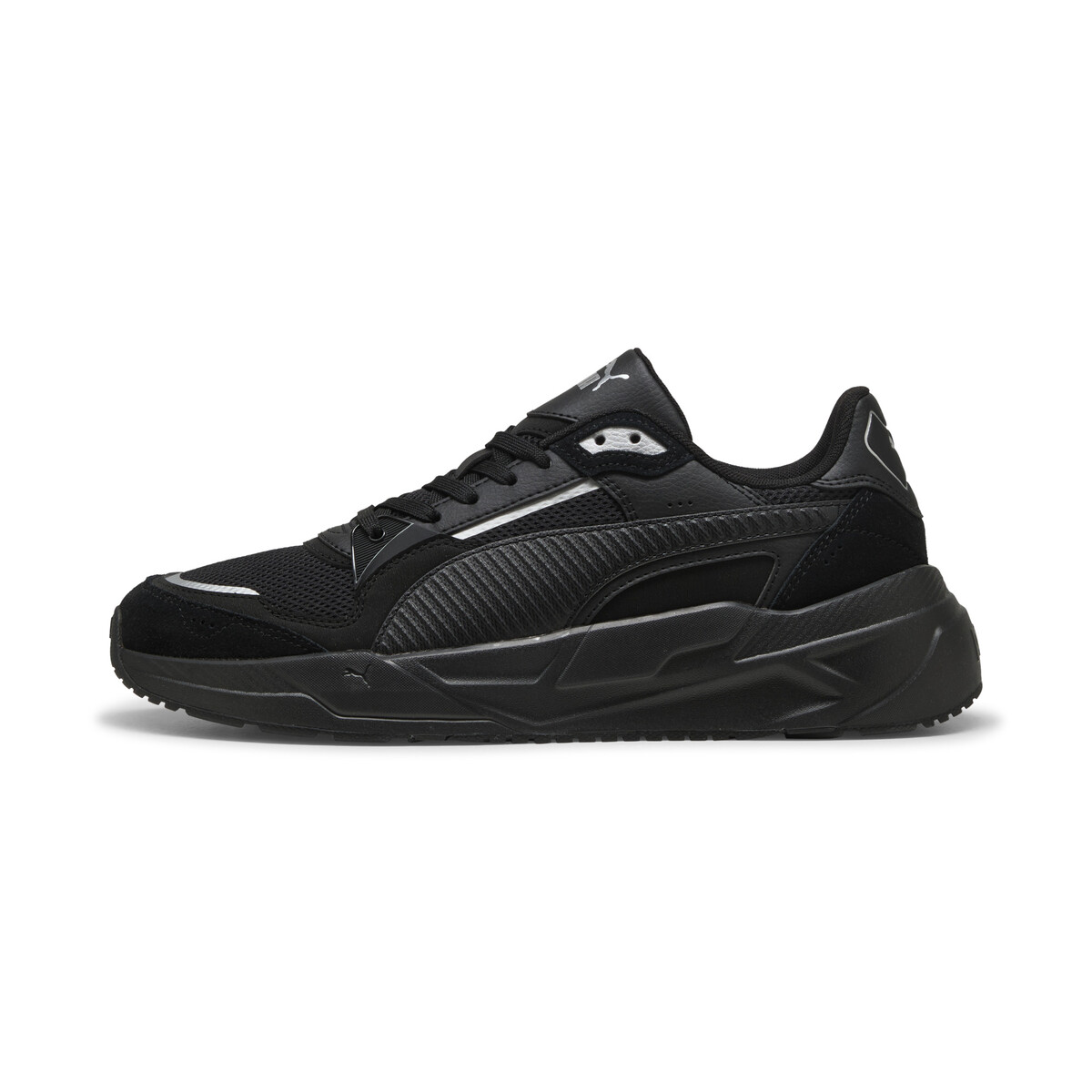 Trinity 2 Sneakers Unisex in Black/Silver by PUMA, UK 9.5