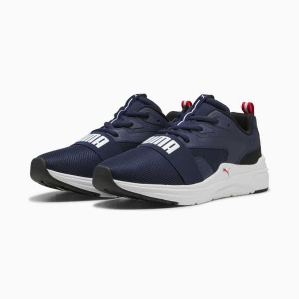 Tenis SOFTRIDE Wired 2, PUMA Navy-PUMA Black-PUMA White-PUMA Red, large-MEX