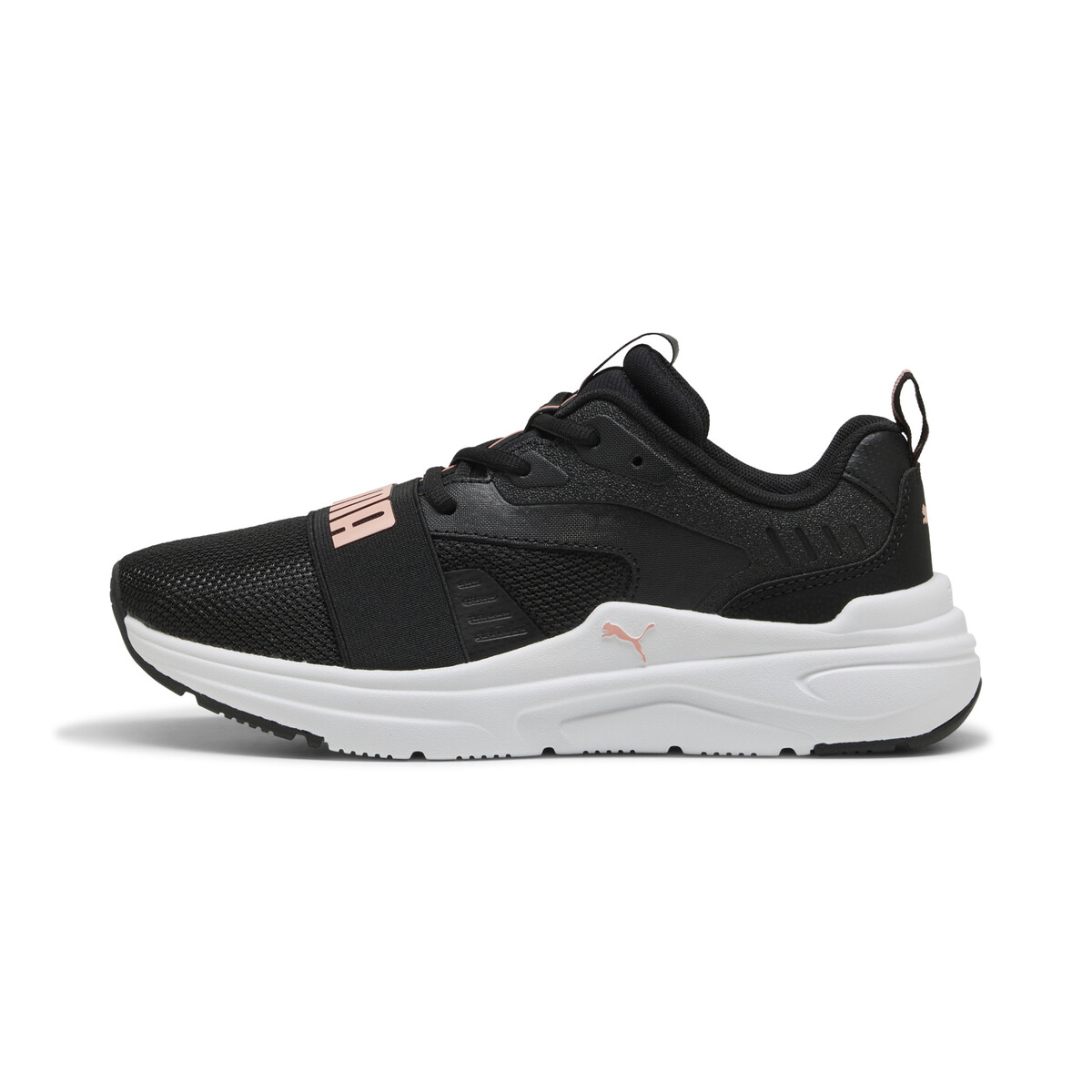 SOFTRIDE Wired 2 Sneakers Unisex in Black/Pink Fruit White by PUMA, UK 6