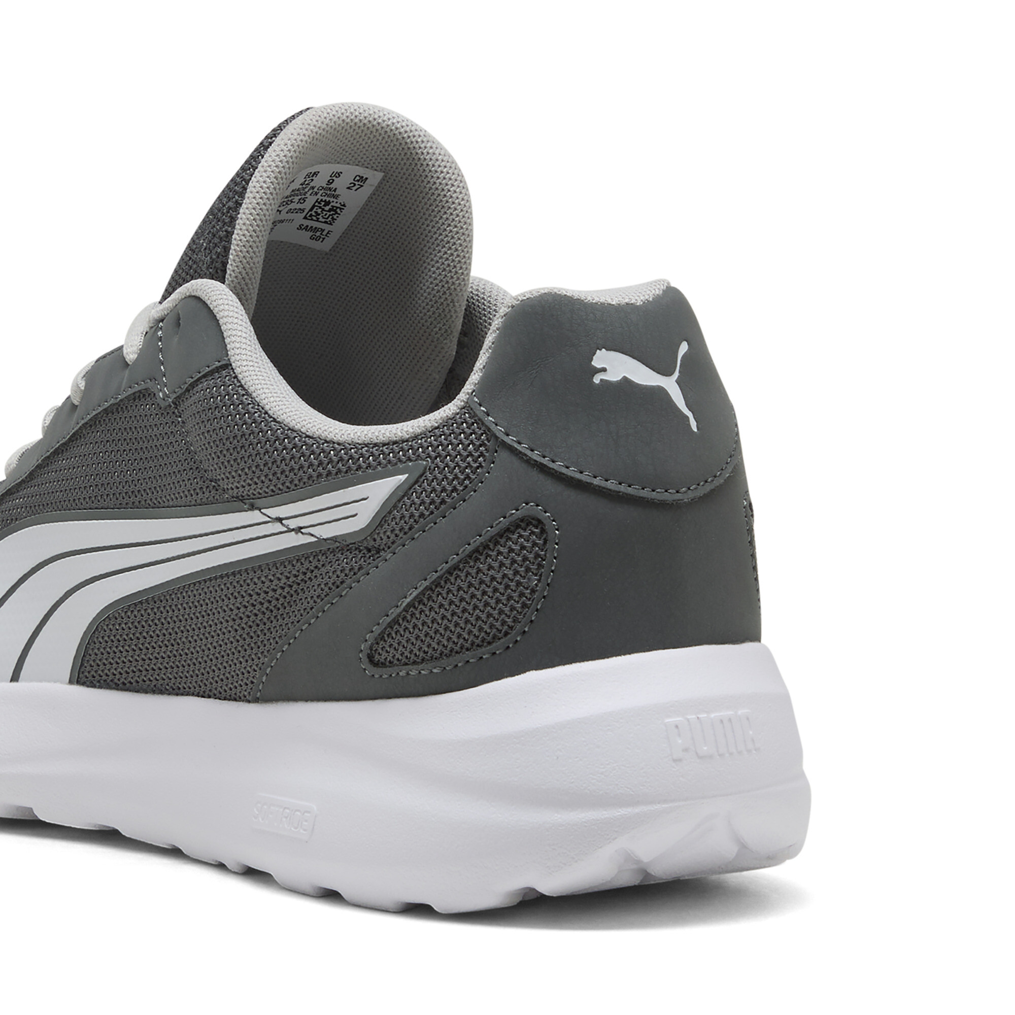 PUMA SOFTRIDE Cosmic uniseks sneakers, Grijs/Wit, Maat 48 thumbnail 5