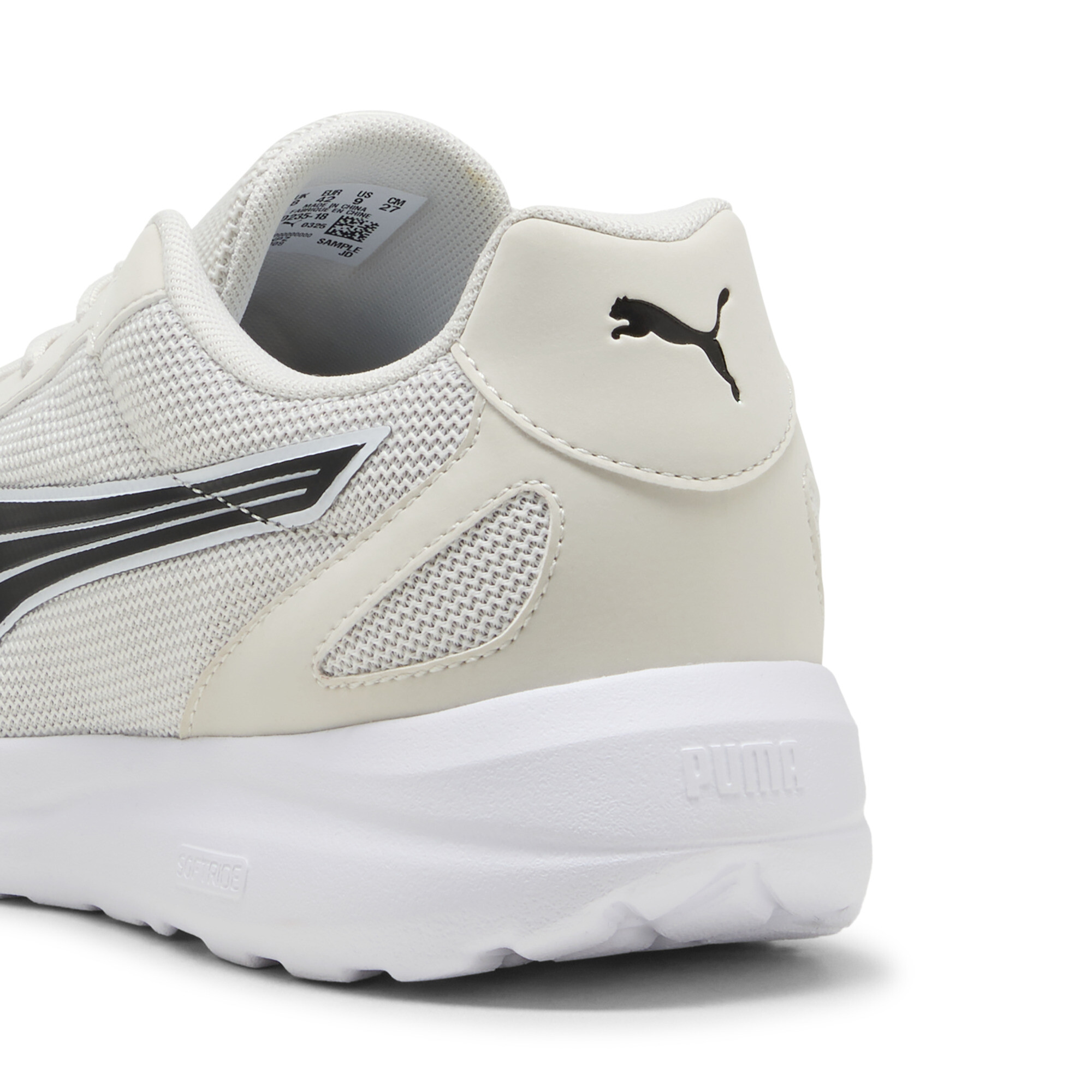 PUMA SOFTRIDE Cosmic uniseks sneakers, Zwart/Grijs/Wit, Maat 41 thumbnail 5