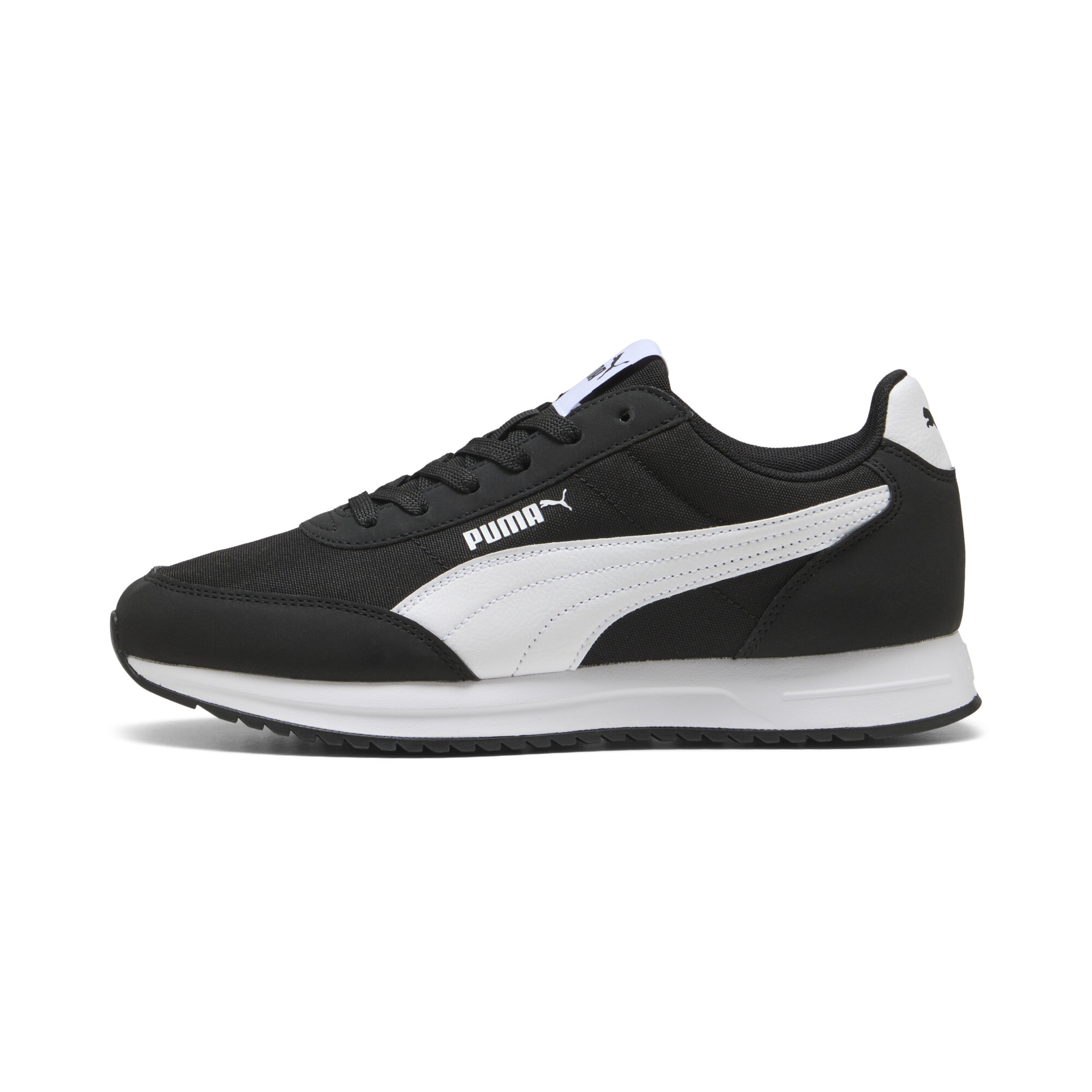 Puma R78 Lightwind Sneakers Unisex Schuhe | Black/White | Größe: 46