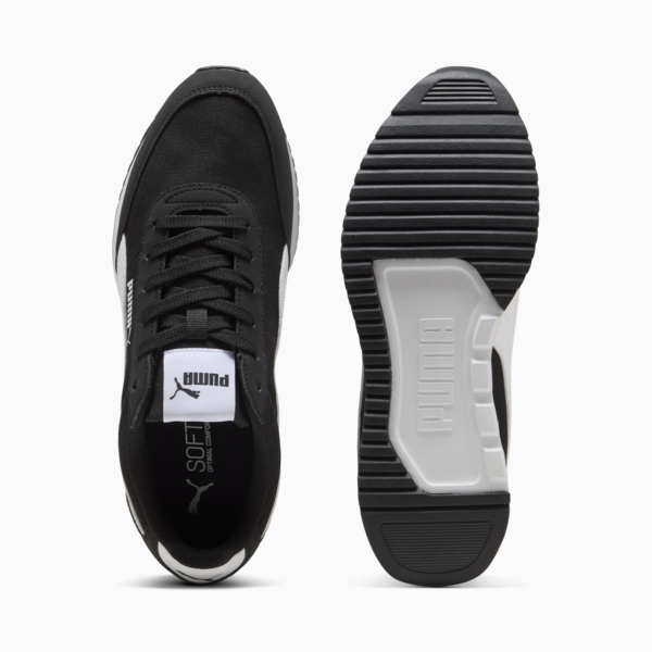 R78 Lightwind Sneakers Unisex, PUMA Black-PUMA White, large-ZAF