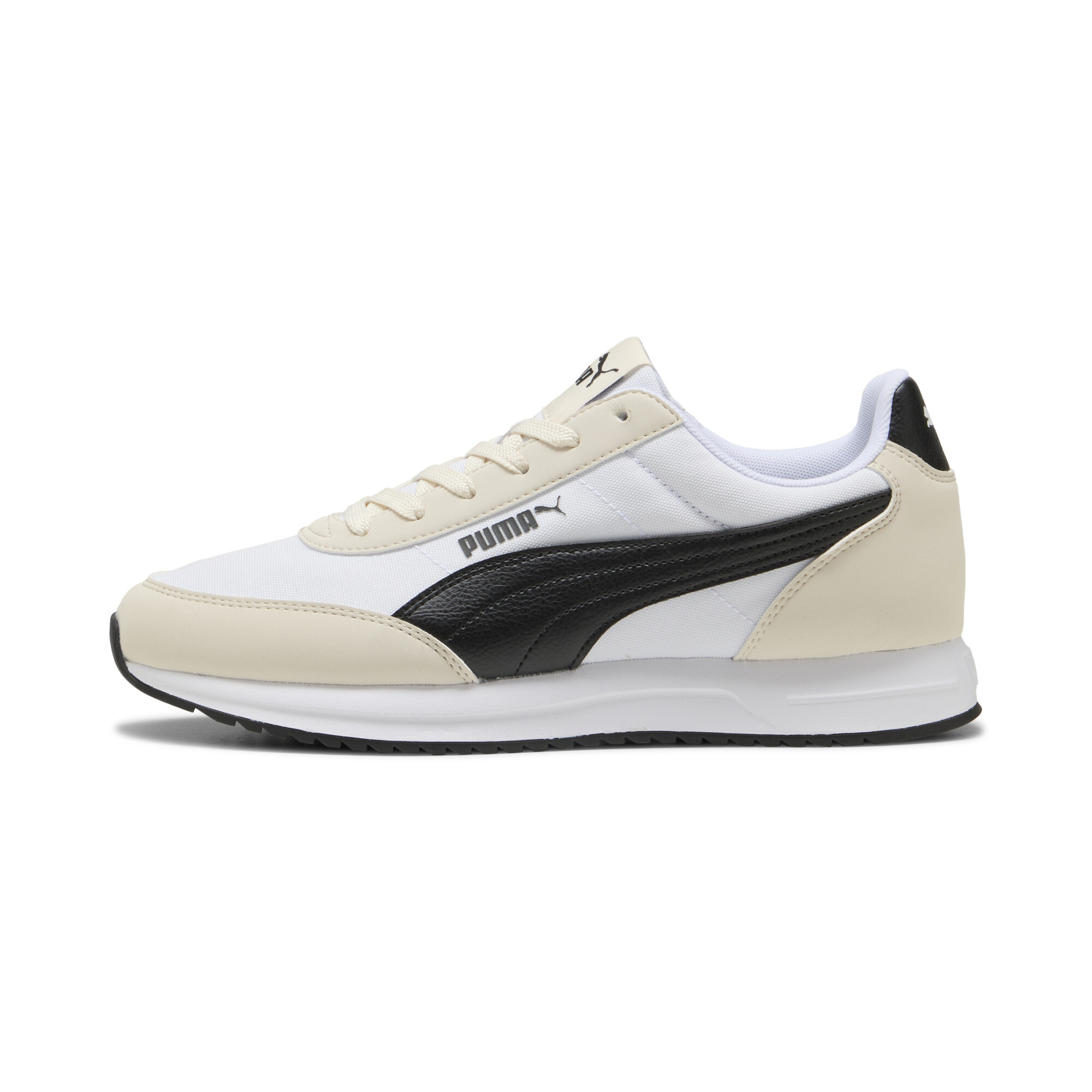 Puma R78 Lightwind Sneakers Unisex Schuhe | Mit Colorful | White/Black/Alpine Snow | Größe: 42.5