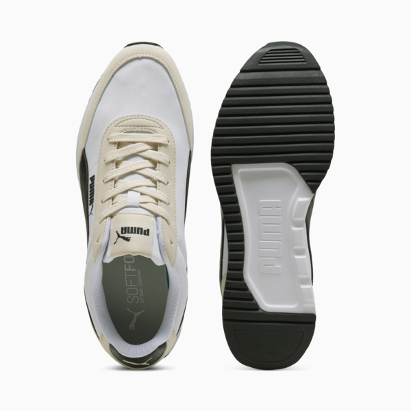 R78 Lightwind Sneakers Unisex, PUMA White-PUMA Black-Alpine Snow, large-ZAF