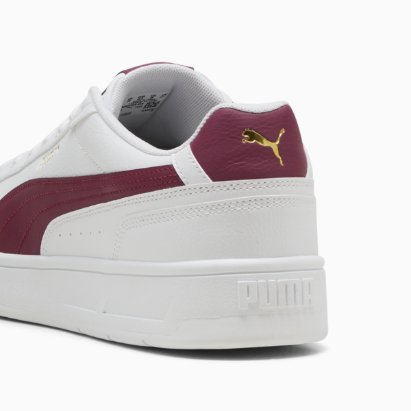 Court Classico Sneakers Unisex, PUMA White-Team Regal Red-PUMA Gold, large-ZAF