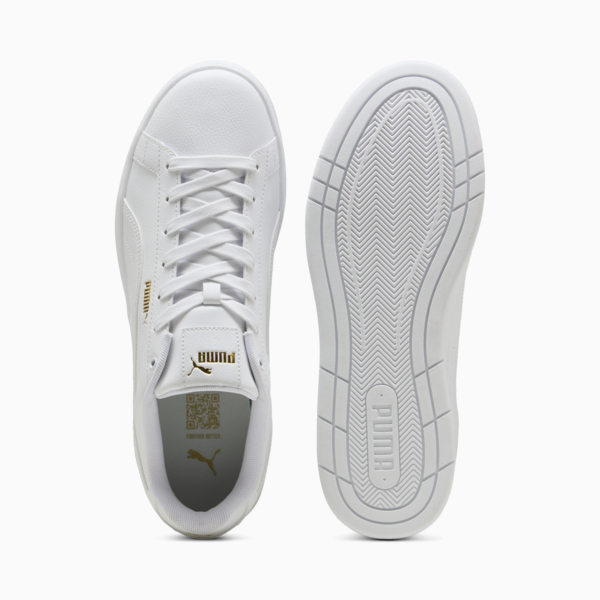Court Classico Sneakers Unisex, PUMA White-PUMA White-PUMA Gold, large-ZAF