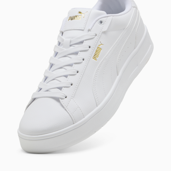 Court Classico Sneakers Unisex, PUMA White-PUMA White-PUMA Gold, large-ZAF