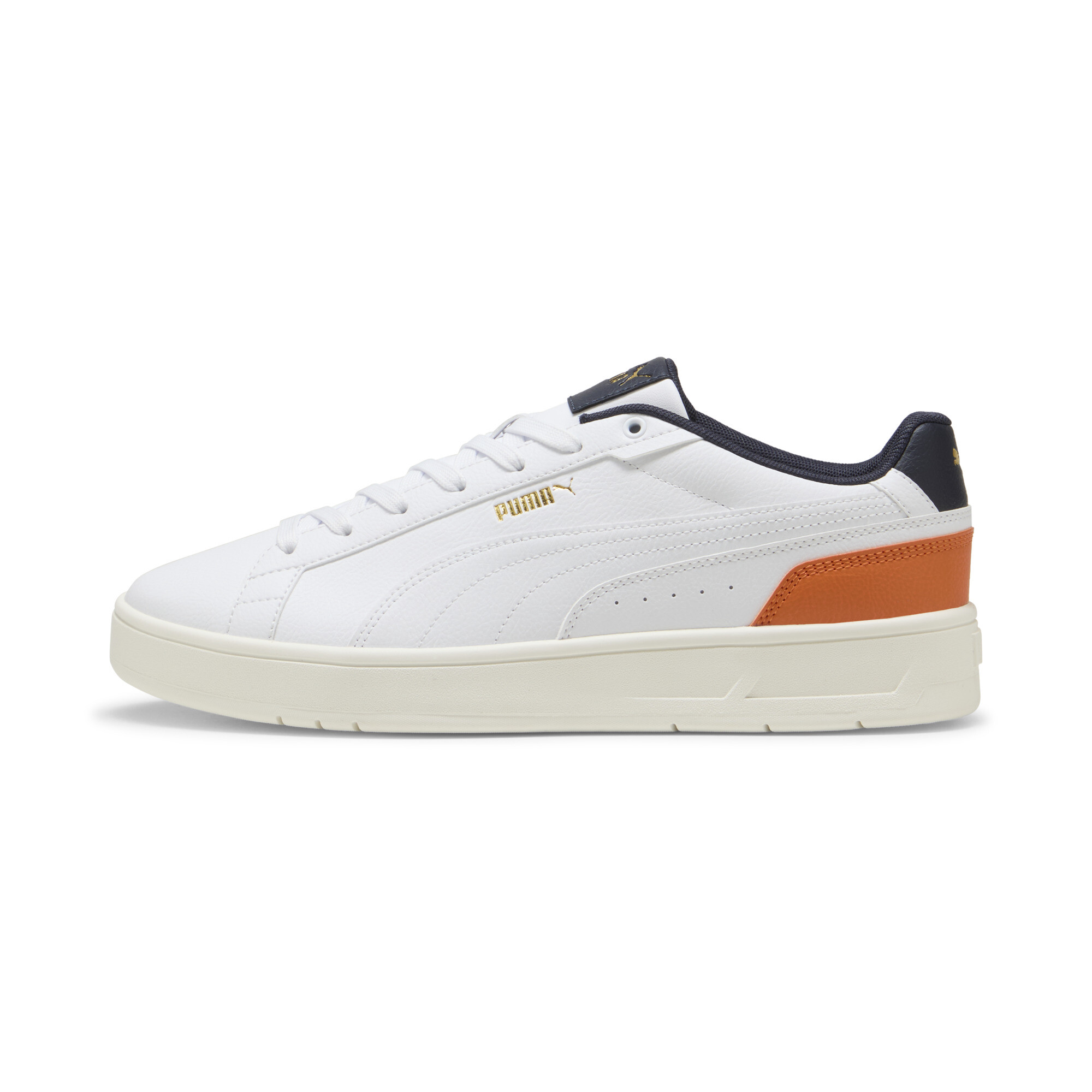 Puma Court Classico Sneakers Unisex Schuhe | White/New Navy | Größe: 37.5