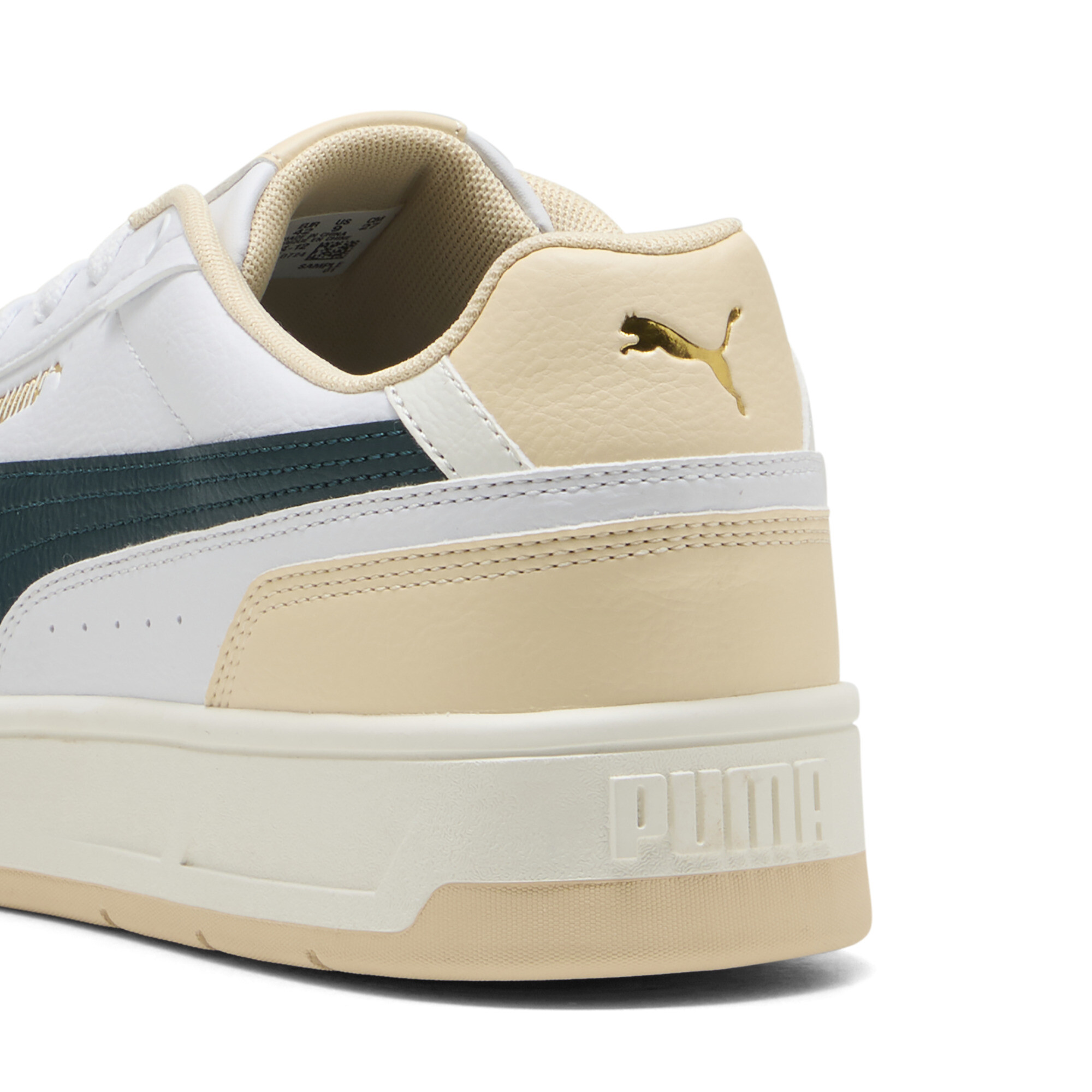 PUMA Court Classico sneakers unisex, Groen/Wit, Maat 37 thumbnail 5