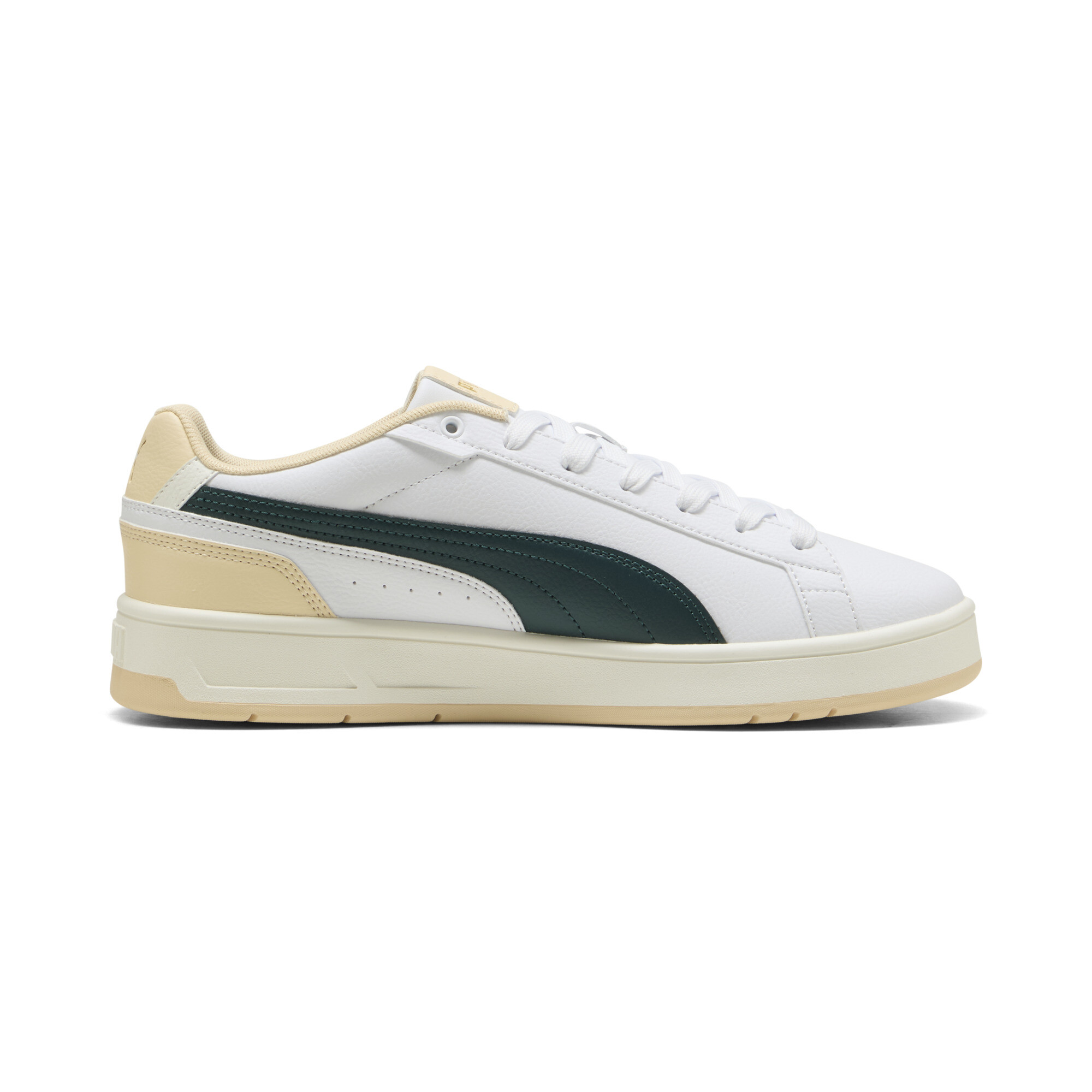 PUMA Court Classico sneakers unisex, Groen/Wit, Maat 37 thumbnail 3