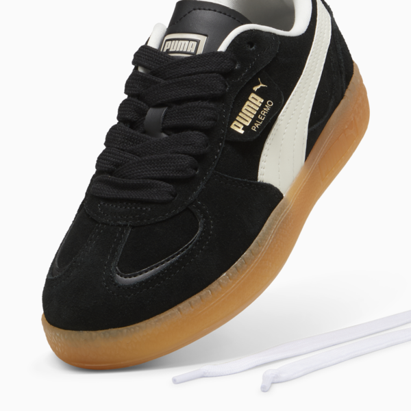 Tenis para mujer Palermo Moda Xtra Gum, PUMA Black-Frosted Ivory-PUMA Gold, large-MEX