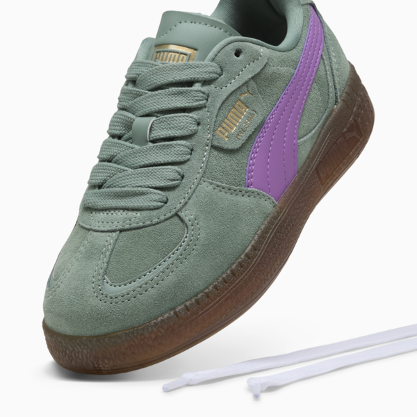 Palermo Moda Xtra Gum Sneakers Women, Green Moon-Wild Berry, large-MEX
