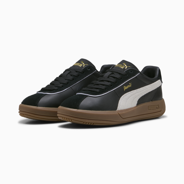 PUMA Club Klassika Sneakers Women, PUMA Black-PUMA White-PUMA Gold, large-ZAF
