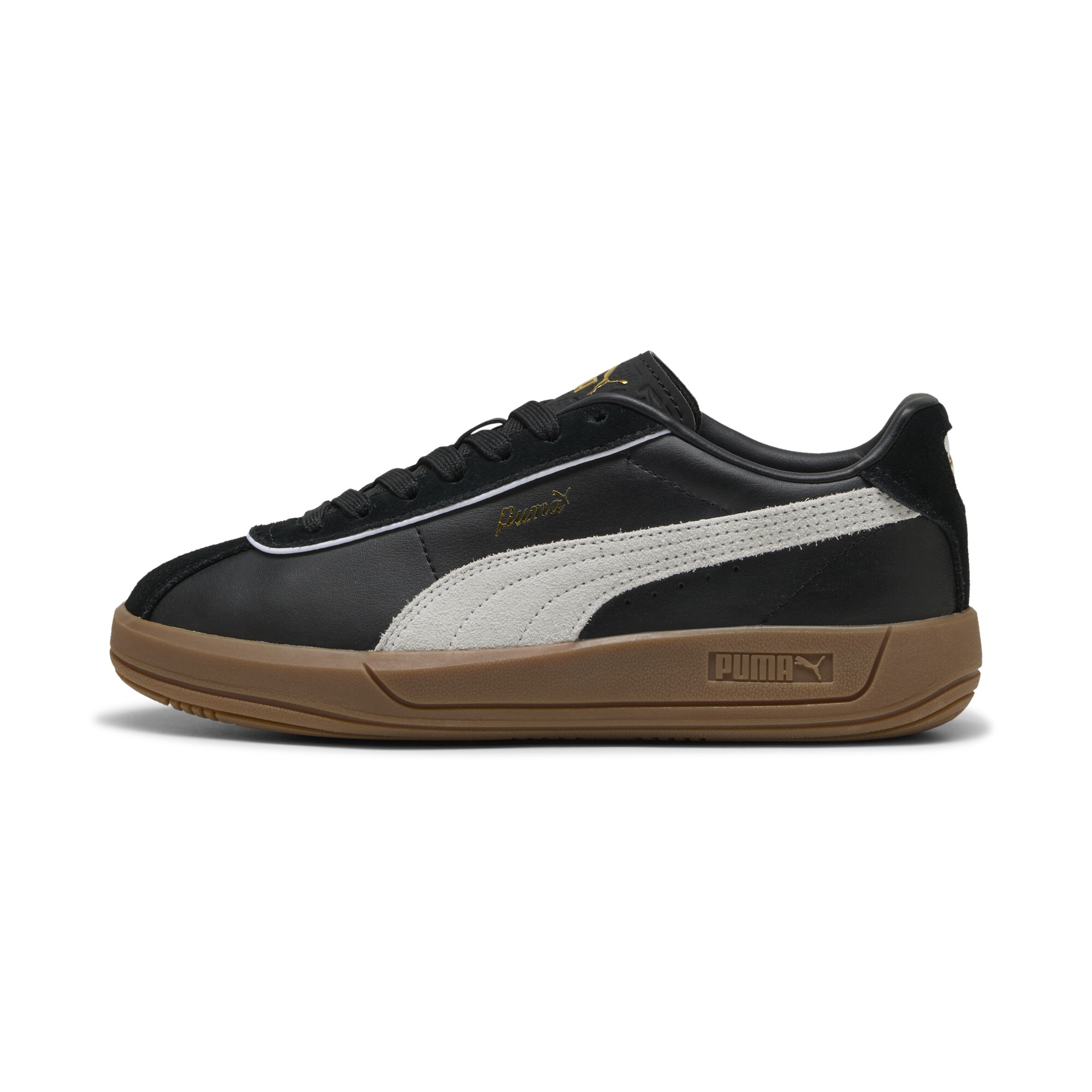 Puma Club Klassika Sneakers Damen Schuhe | Black/White/Gold | Größe: 35.5