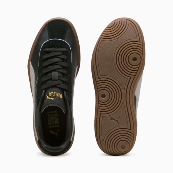 Zapatillas PUMA Club Klassika para mujer, PUMA Black-PUMA White-PUMA Gold, large-ARG