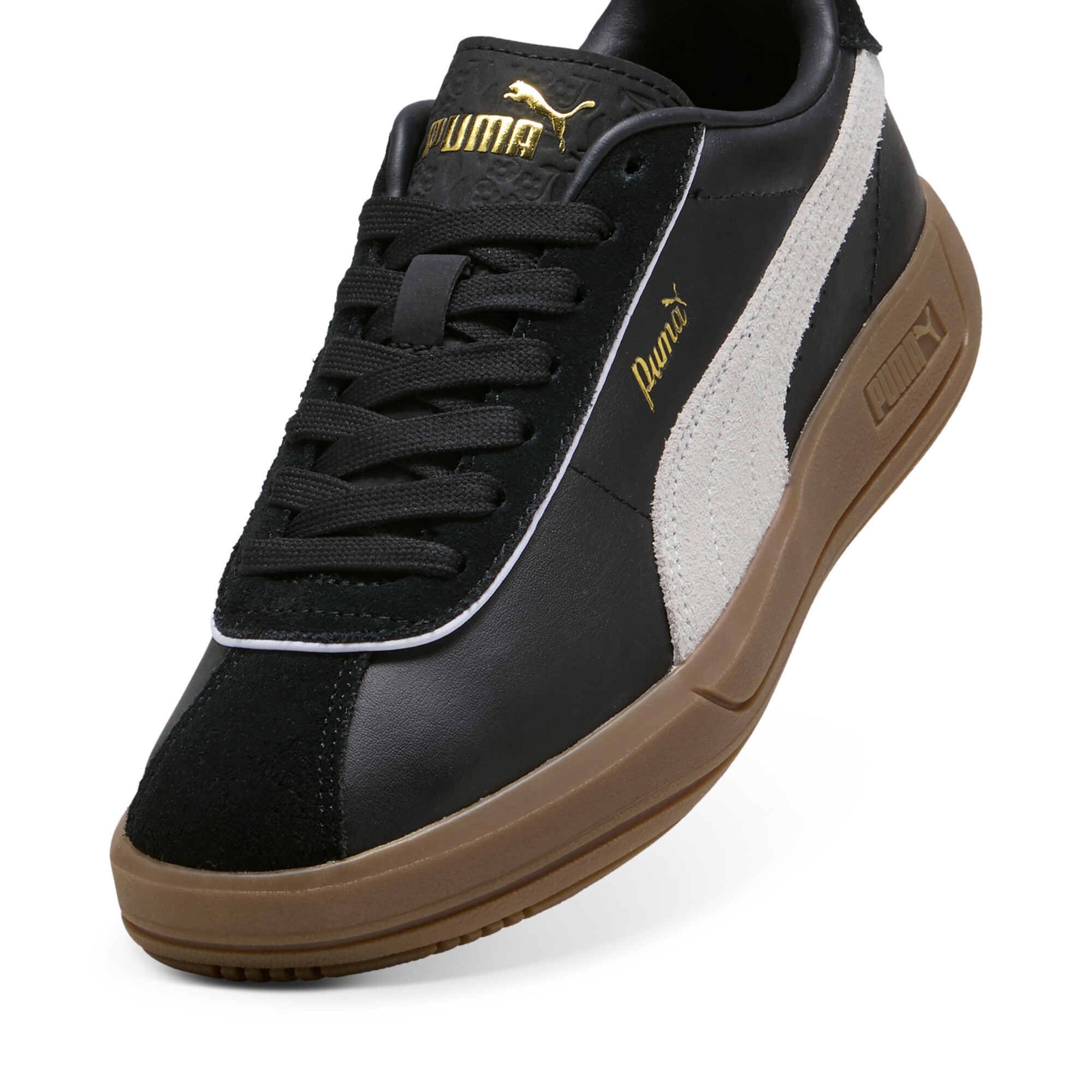 PUMA Club Klassika sneakers, Goud/Zwart/Wit