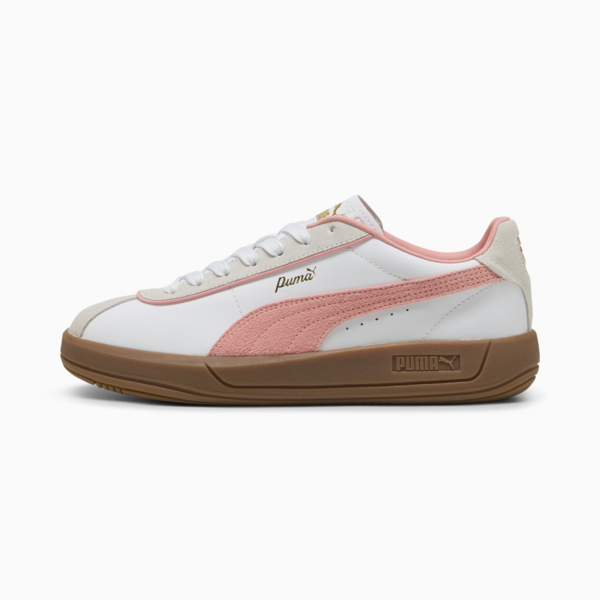 PUMA Club Klassika Sneakers Women, PUMA White-Pink Fruit-Vapor Gray, large-ZAF