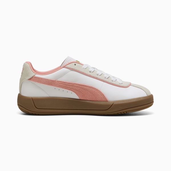 PUMA Club Klassika Sneakers Women, PUMA White-Pink Fruit-Vapor Gray, large-ZAF
