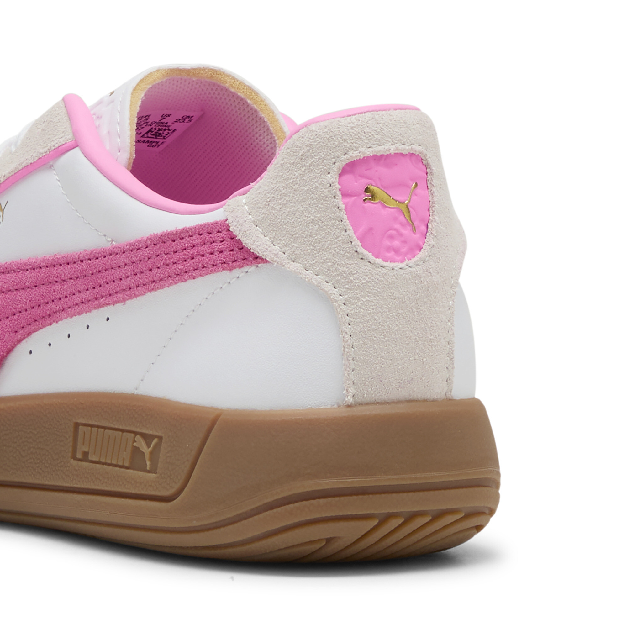 PUMA Club Klassika sneakers voor Dames, Roze/Grijs/Wit, Maat 38,5 thumbnail 5