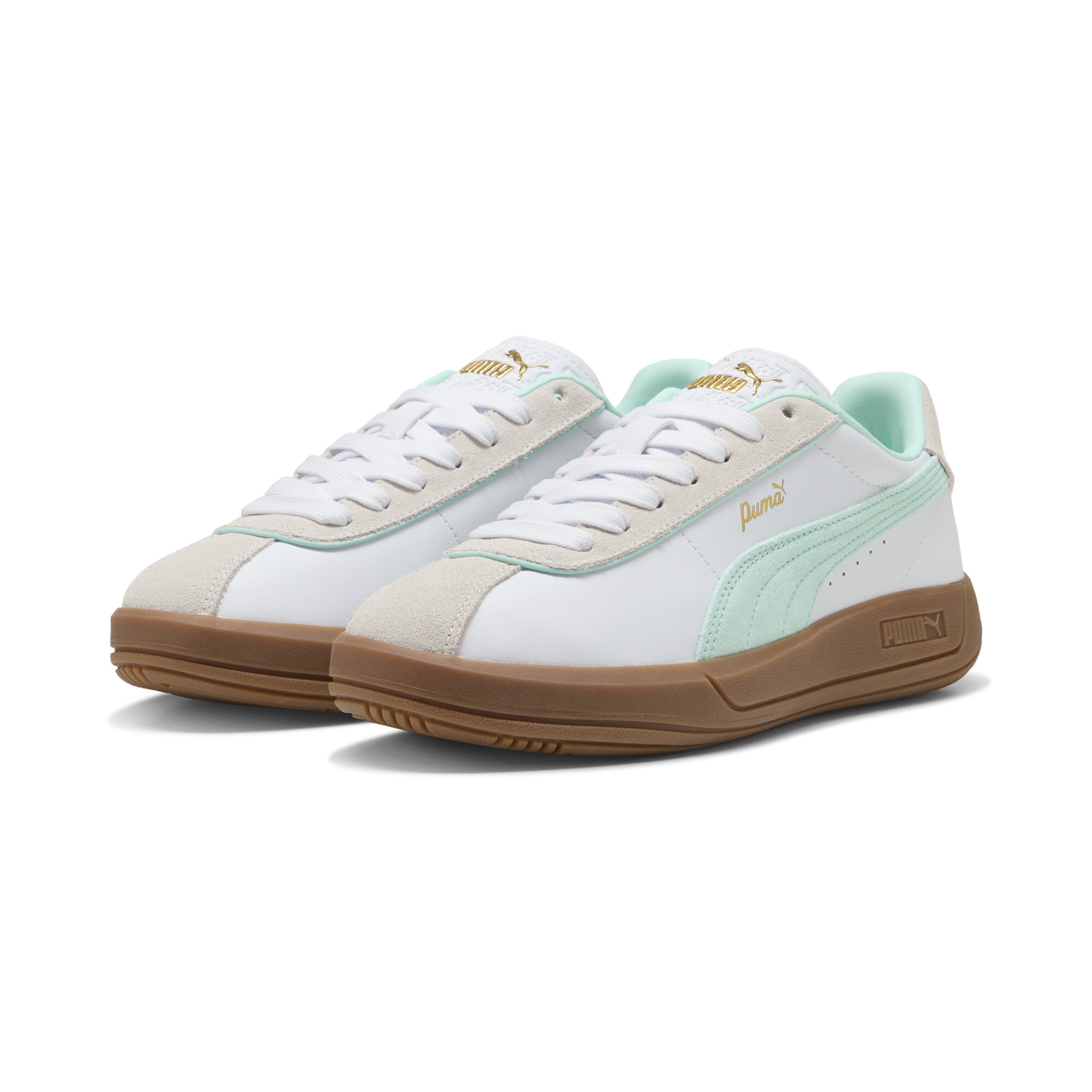 PUMA Club Klassika sneakers voor Dames, Grijs/Wit, Maat 40 thumbnail 6