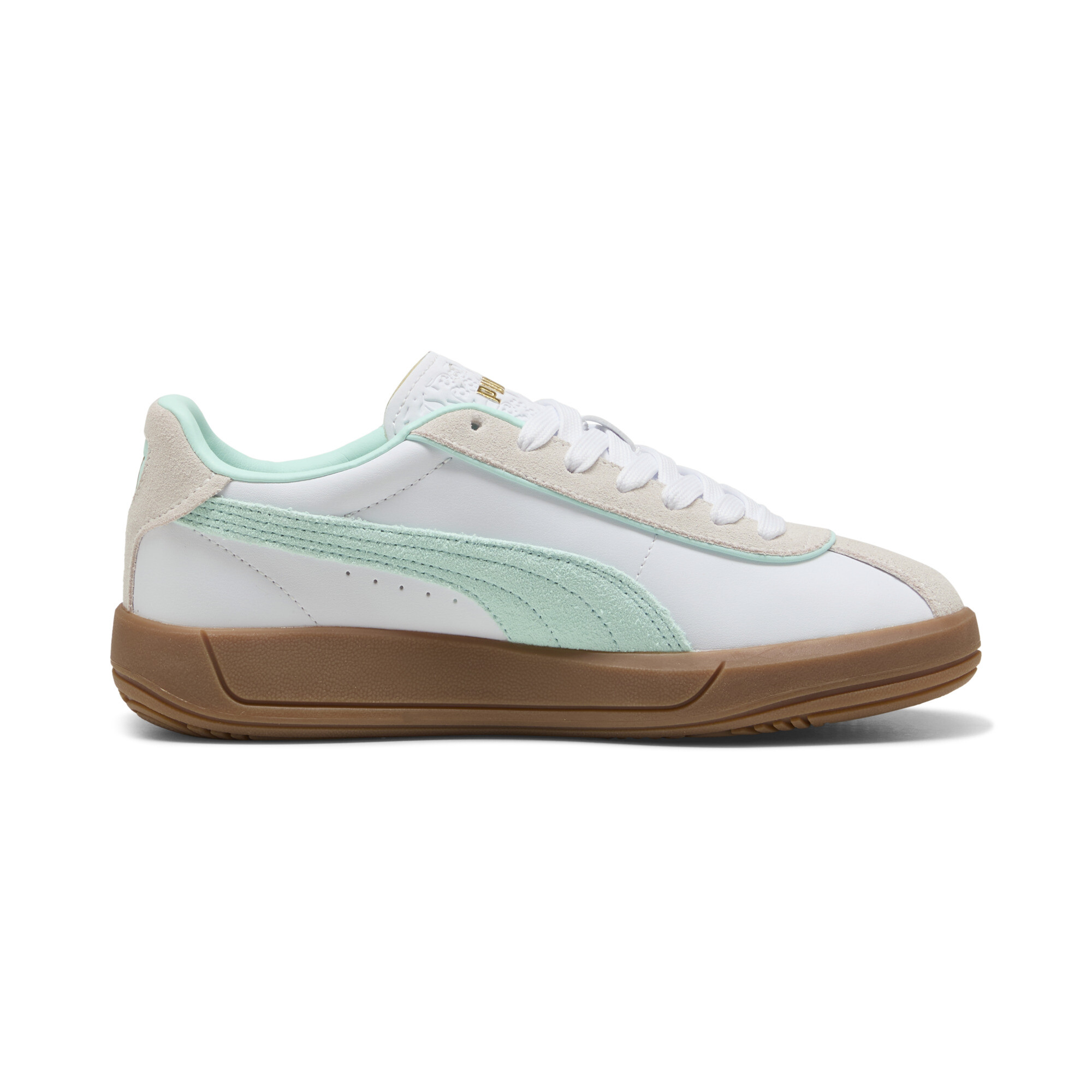 PUMA Club Klassika sneakers voor Dames, Grijs/Wit, Maat 40 thumbnail 3