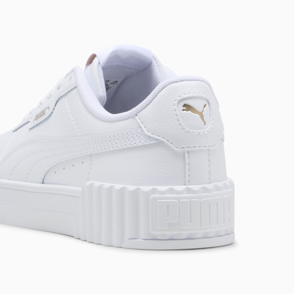 Carina 3.0 Sneakers Women, PUMA White-PUMA Gold, large-ZAF