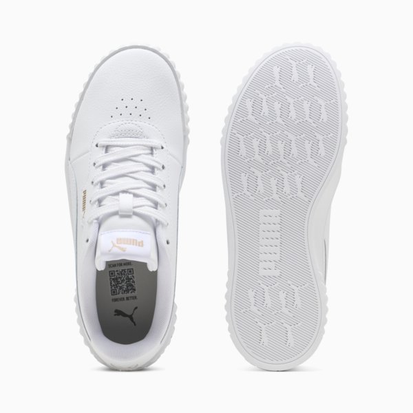 Carina 3.0 Sneakers Women, PUMA White-PUMA Gold, large-ZAF