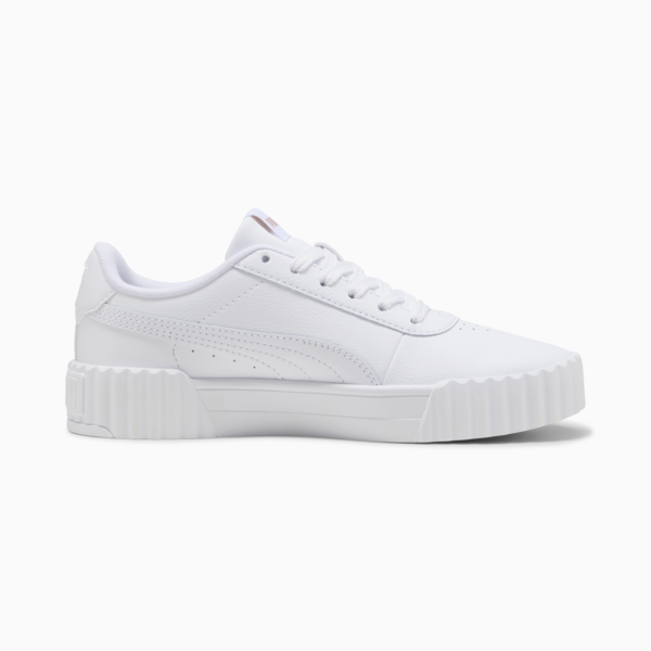 Carina 3.0 Sneakers Women, PUMA White-PUMA Gold, large-ZAF