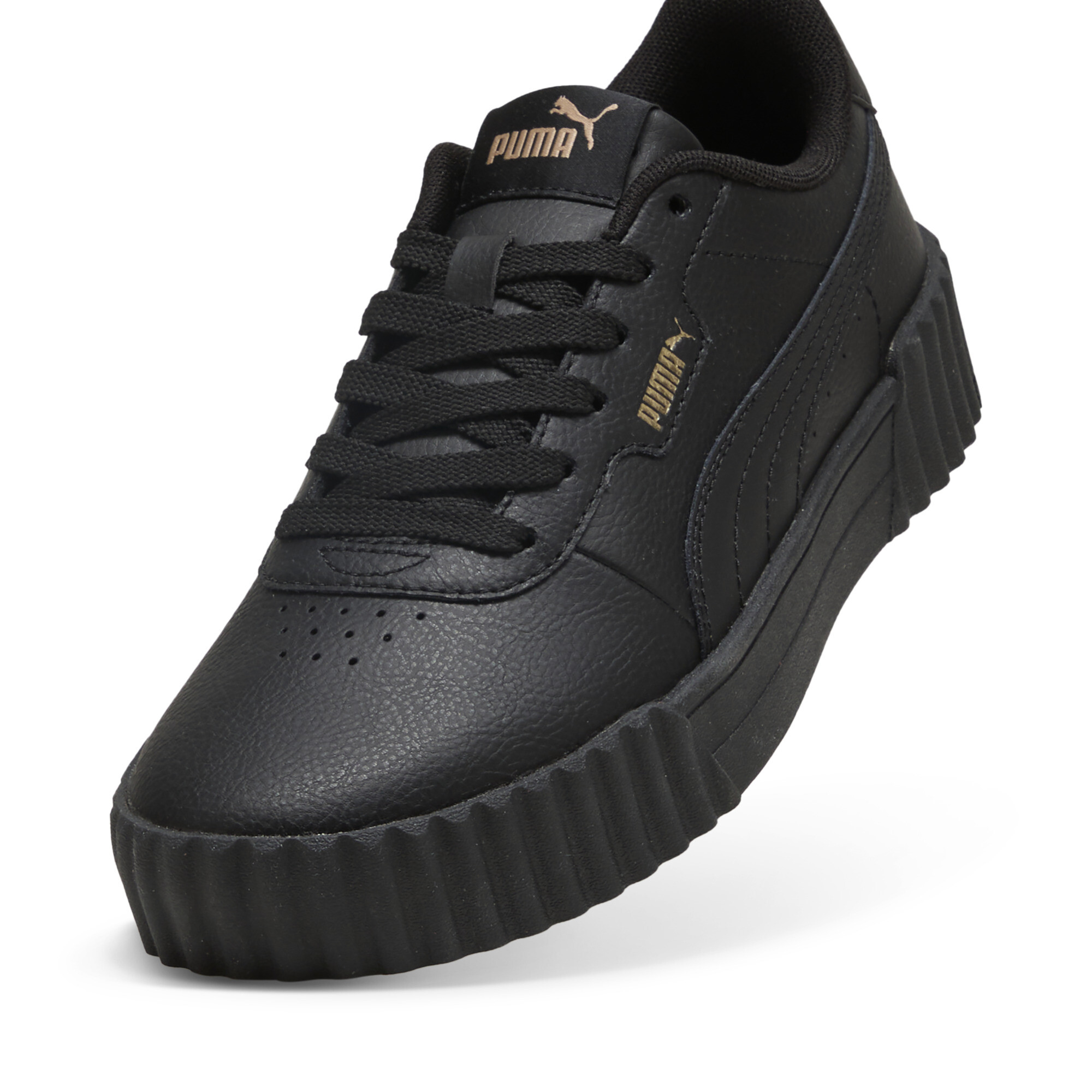 PUMA Carina 3.0 Dames Sneakers - PUMA Black-PUMA Gold